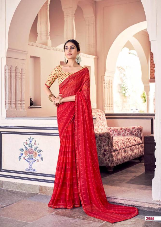 Kashvi Maanvi Regular Wear Printed Georgette Latest Designer Saree Collection 